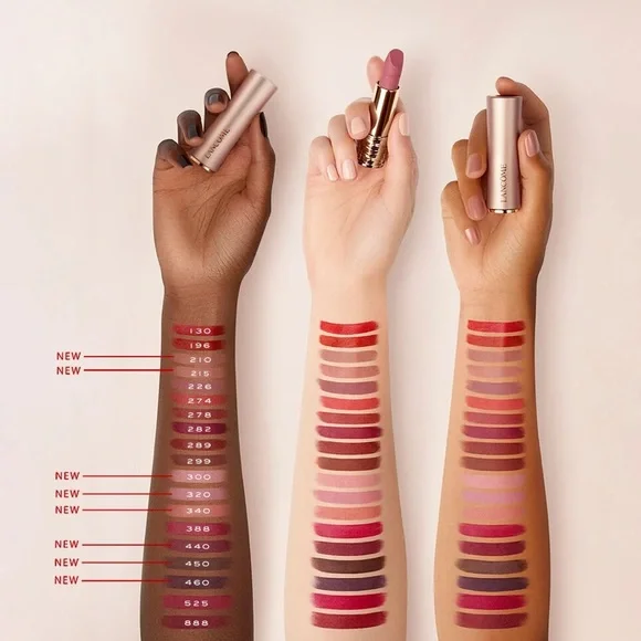 New! đź’‹đź’„Lancome L'Absolu Rouge Intimatte soft matte lipstick 300 Self Revealing - Picture 10 of 10